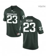 Youth Michigan State Spartans NCAA #23 Eli McLean Green Authentic Nike Stitched College Football Jersey PX32U18JD